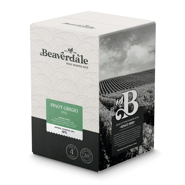 Beaverdale 30 Bottle Pinot Grigio - White Wine Kit