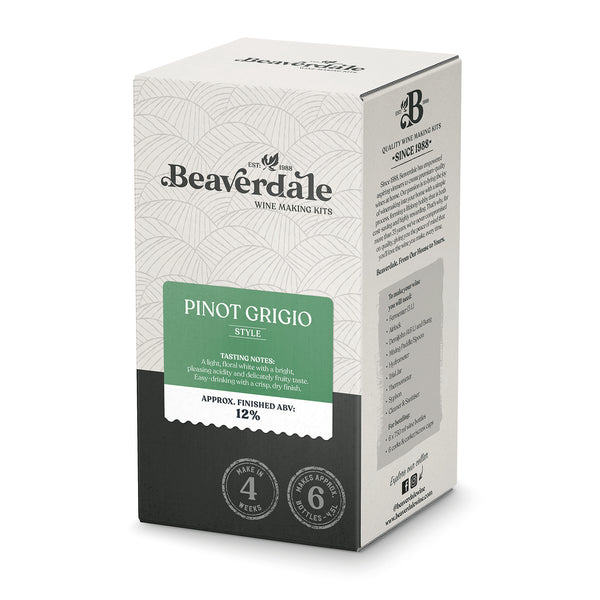 Beaverdale 6 Bottle Pinot Grigio - White Wine Kit