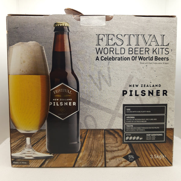 Festival World New Zealand Pilsner