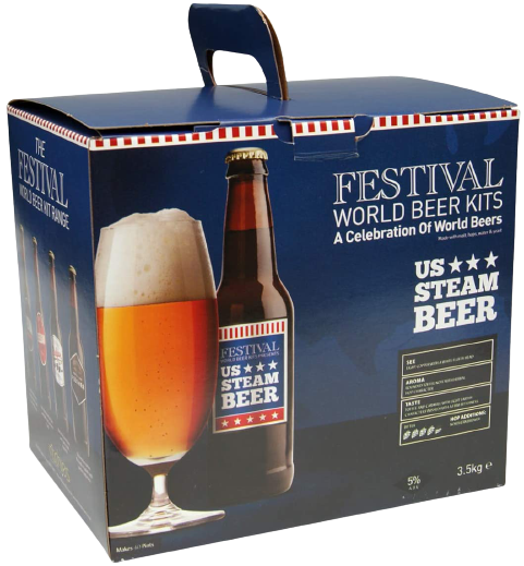 Festival World US Steam Beer - Beer Kit