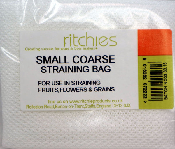 Small Coarse Mesh Straining Bag